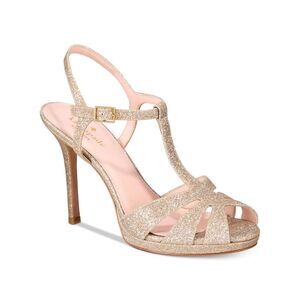 KATE SPADE NEW YORK Womens Beige Feodora Almond Toe Stiletto Sandals 10.5 M